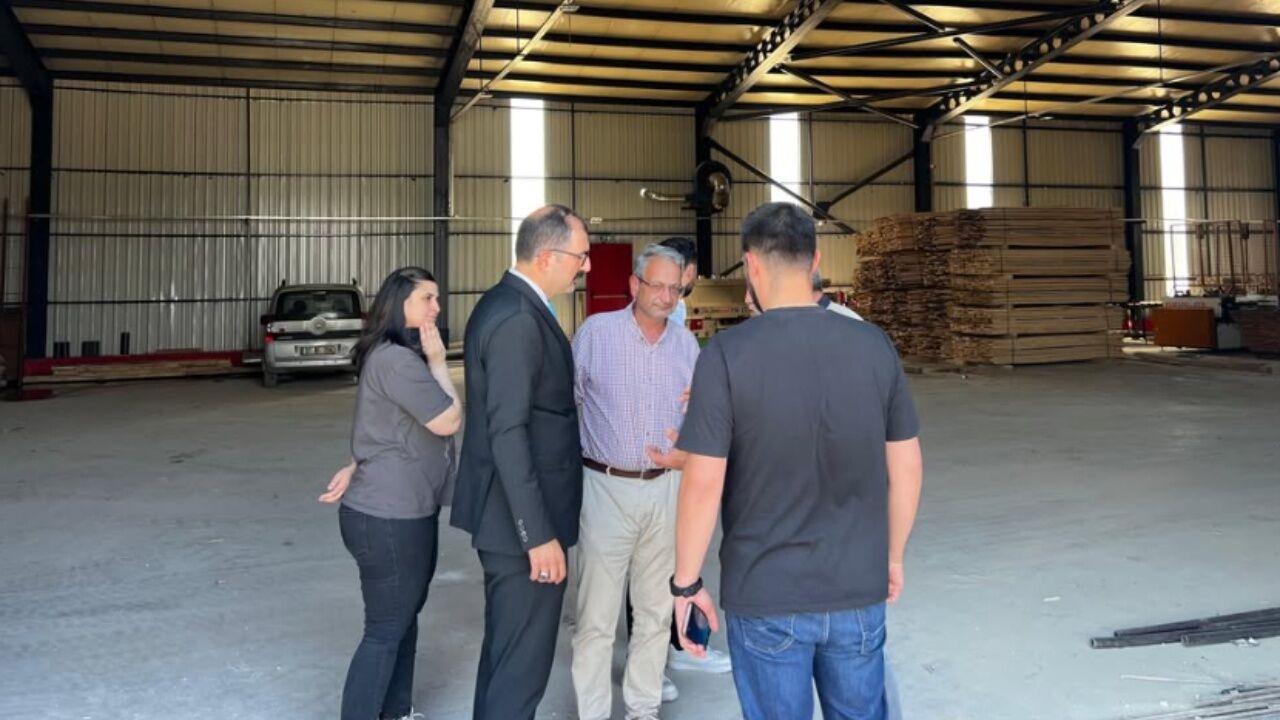Taşköprü’de Sanayi Ziyareti Kaymakam Demirdağ Hemak Firmasını Ziyaret Etti
