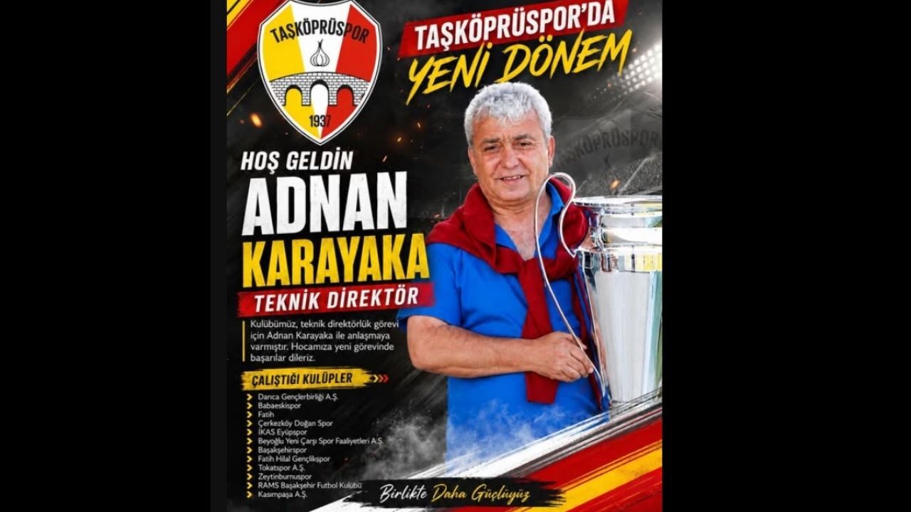 Taşköprüspor Yeni Teknik Direktör