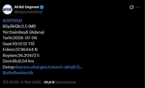 Adana Deprem-1