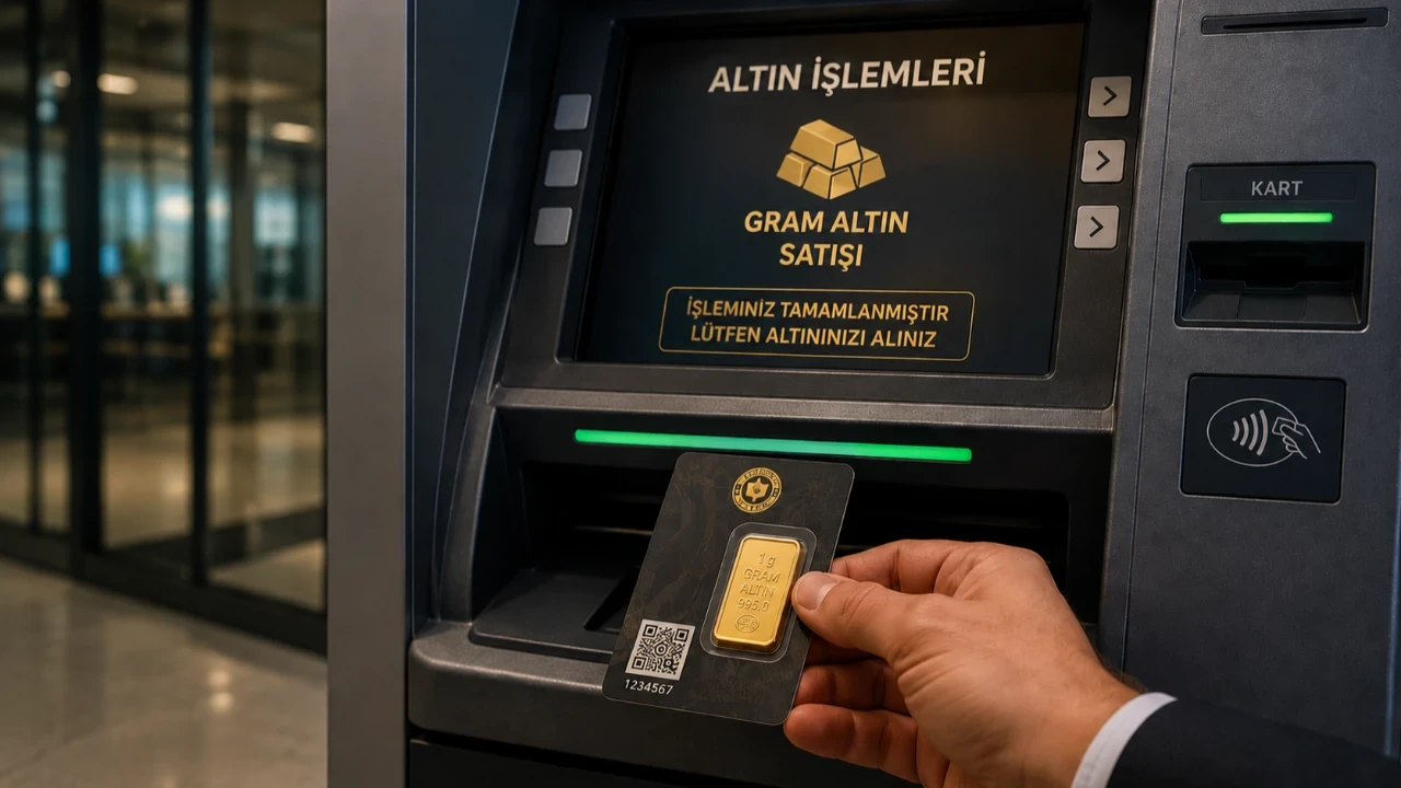 Atm’lerde Gram Altın Dönemi Başladı 7 Gün 24 Saat Alınabilecek