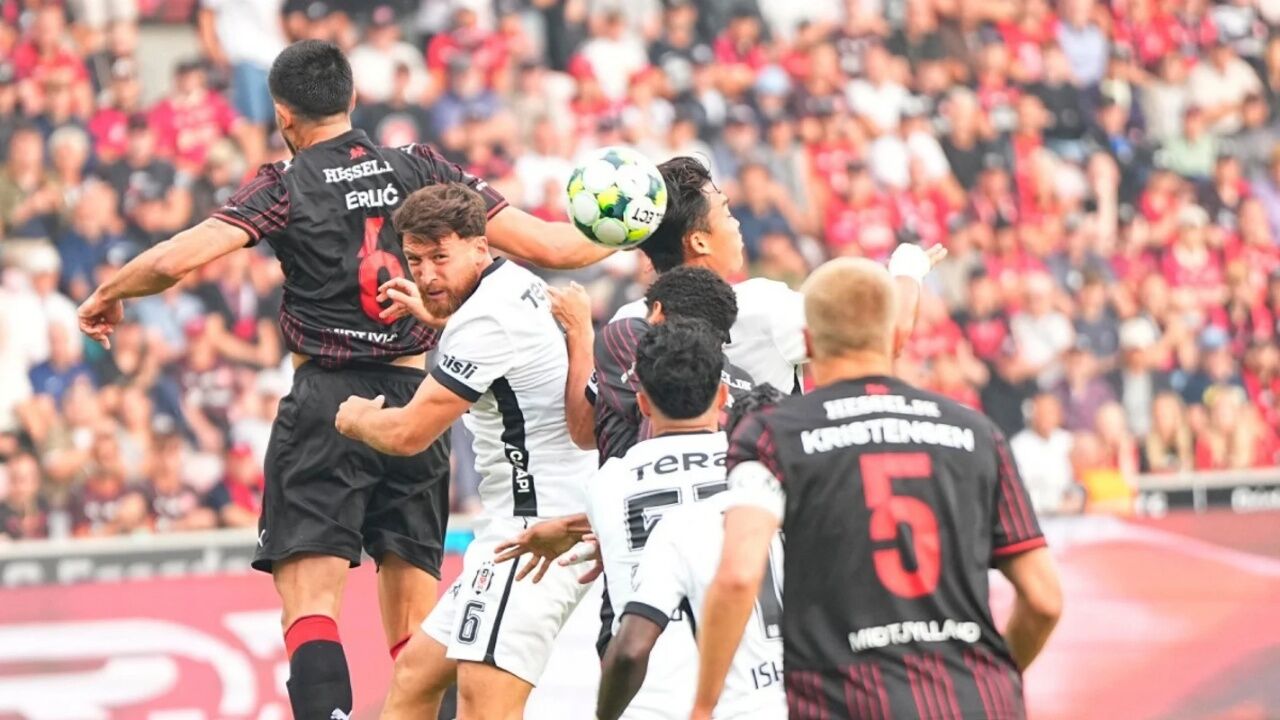 Beşiktaş Avrupa'da Hata Yapmadı! Siyah Beyazlılar Turu Danimarka'da Aldı