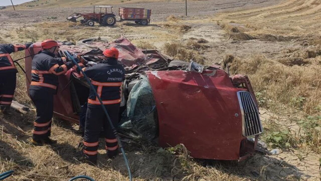 Çankırı Feci Kaza 3 Ölü 4 Yaralı (1)