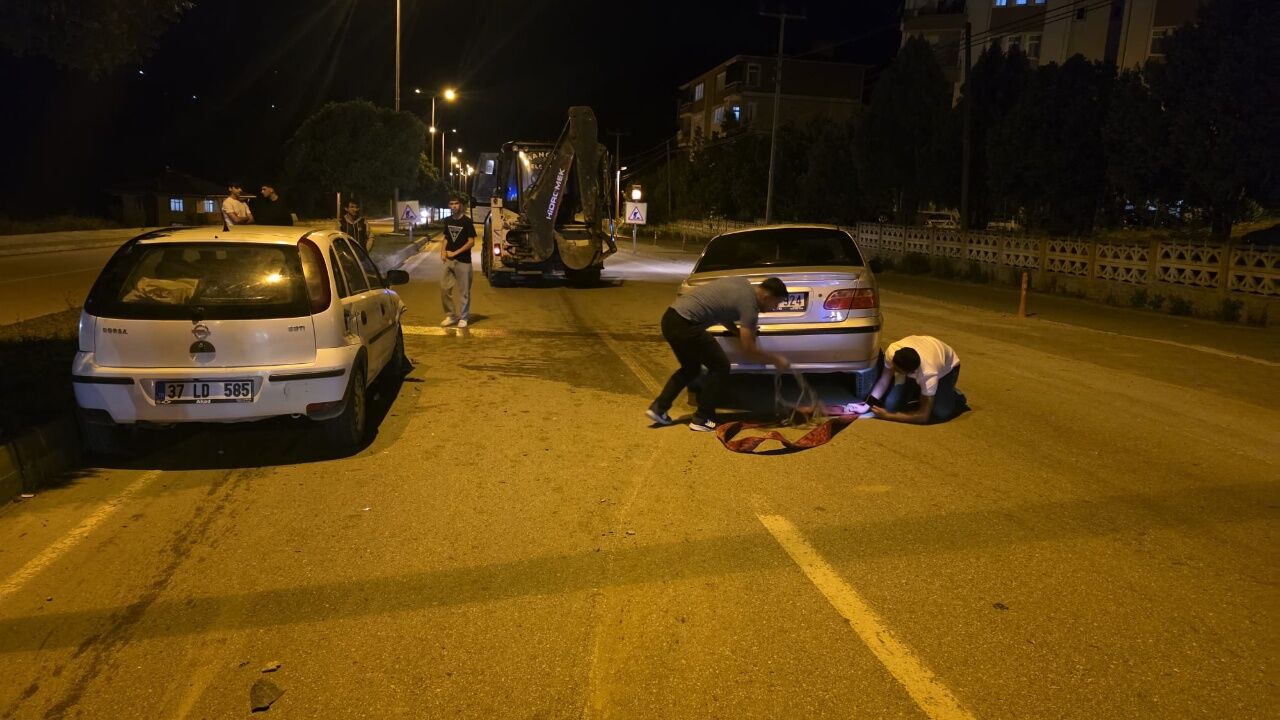 Hanönü'nde Kaza