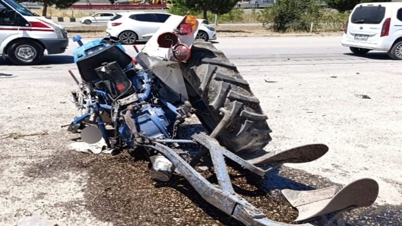 Karabük Feci Traktör Tır Kazası (2)