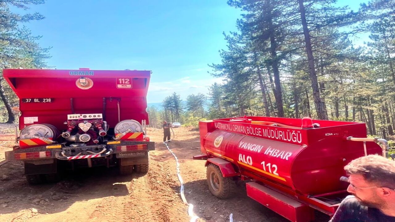 Kastamonu Da Orman Yangın Çıktı Havadan Karadan (5)