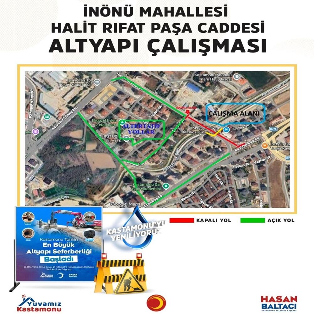Kastamonu Kapalı Yol Inönü Maha (2)