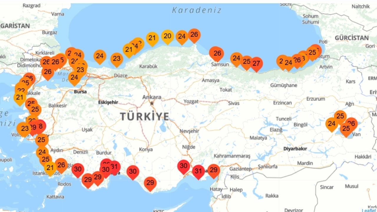 Kastamonu’da 24 Temmuz Deniz Suyu Sıcaklığı Kaç Derece (1)