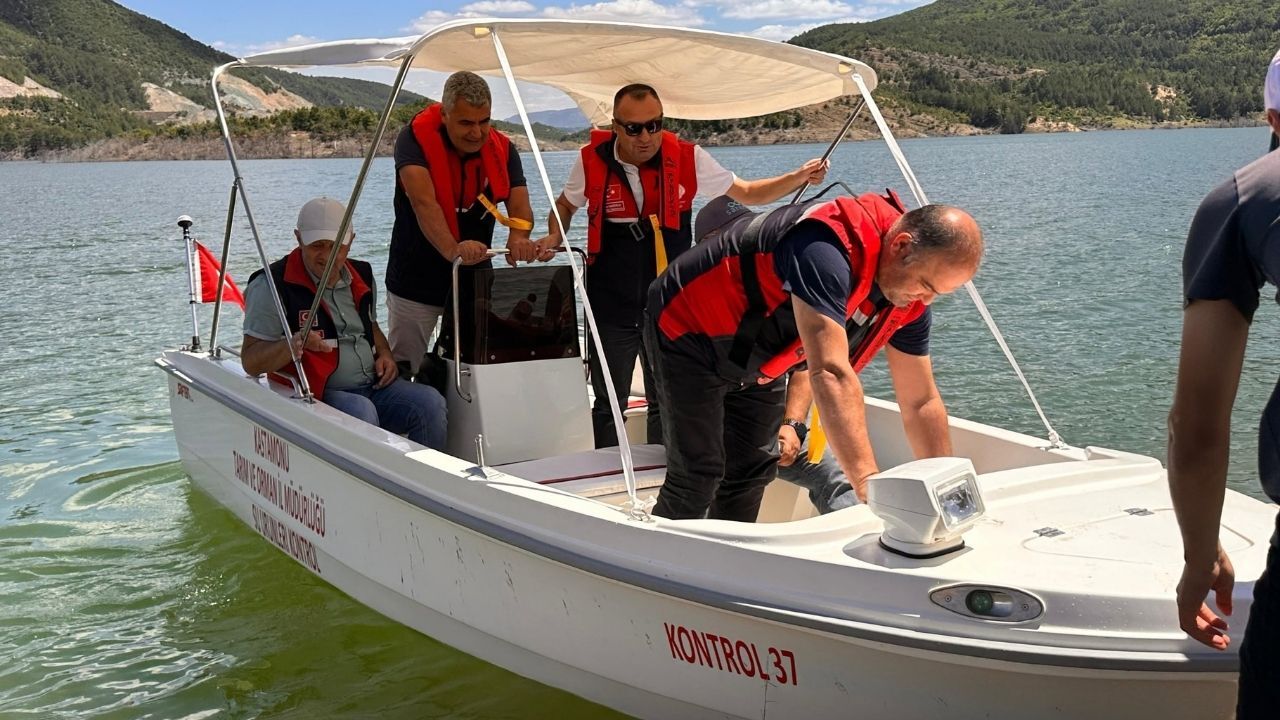 Kastamonu’da Alabalık Üretimi Için Baraj Gölü Inceleniyor (3)