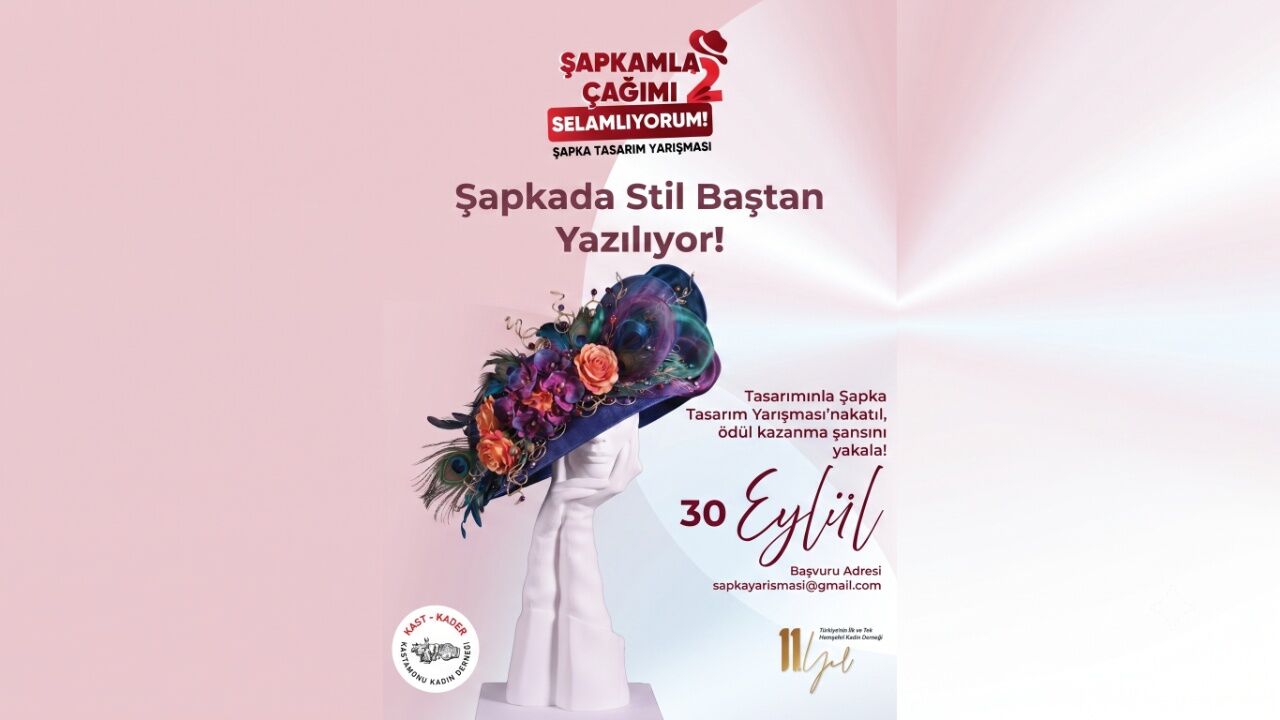Kastamonu'da Şapkamla Çağımı Selamlıyorum Tasarım Yarışması Için Başvurular Başladı