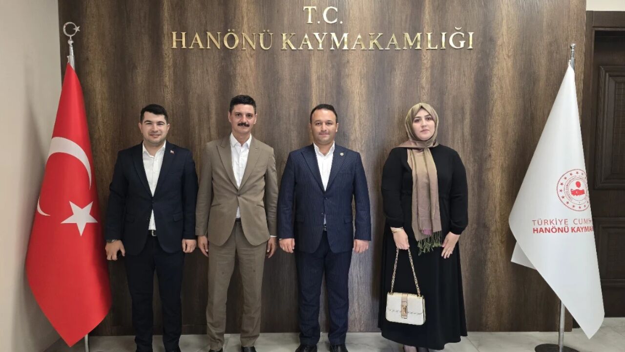 Taşköprü Adliyesi Heyetinden Hanönü Kaymakamı Alper Uslu'ya Hayırlı Olsun Ziyareti
