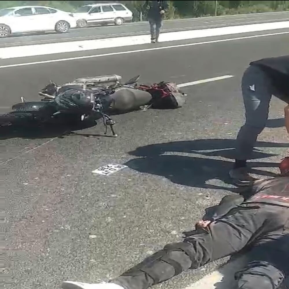 Taşköprü Kornapa Yolu Kaza Motor (3)