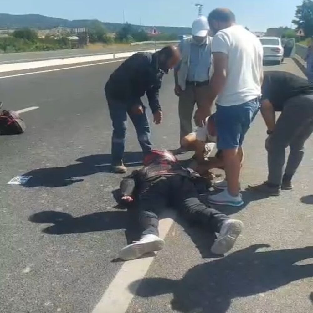 Taşköprü Kornapa Yolu Kaza Motor (5)