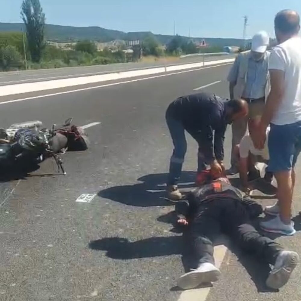 Taşköprü Kornapa Yolu Kaza Motor (6)