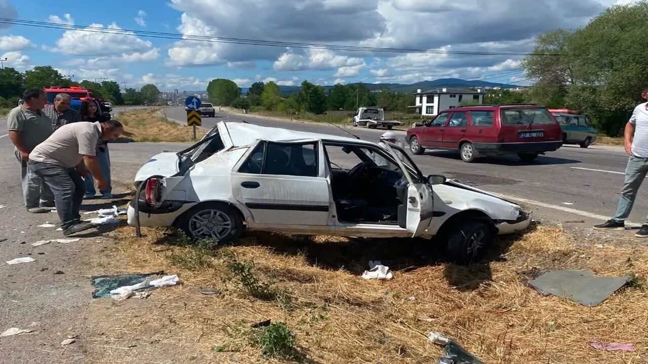 Taşköprü Yolunda Feci Kaza Yaralılar Var (1)