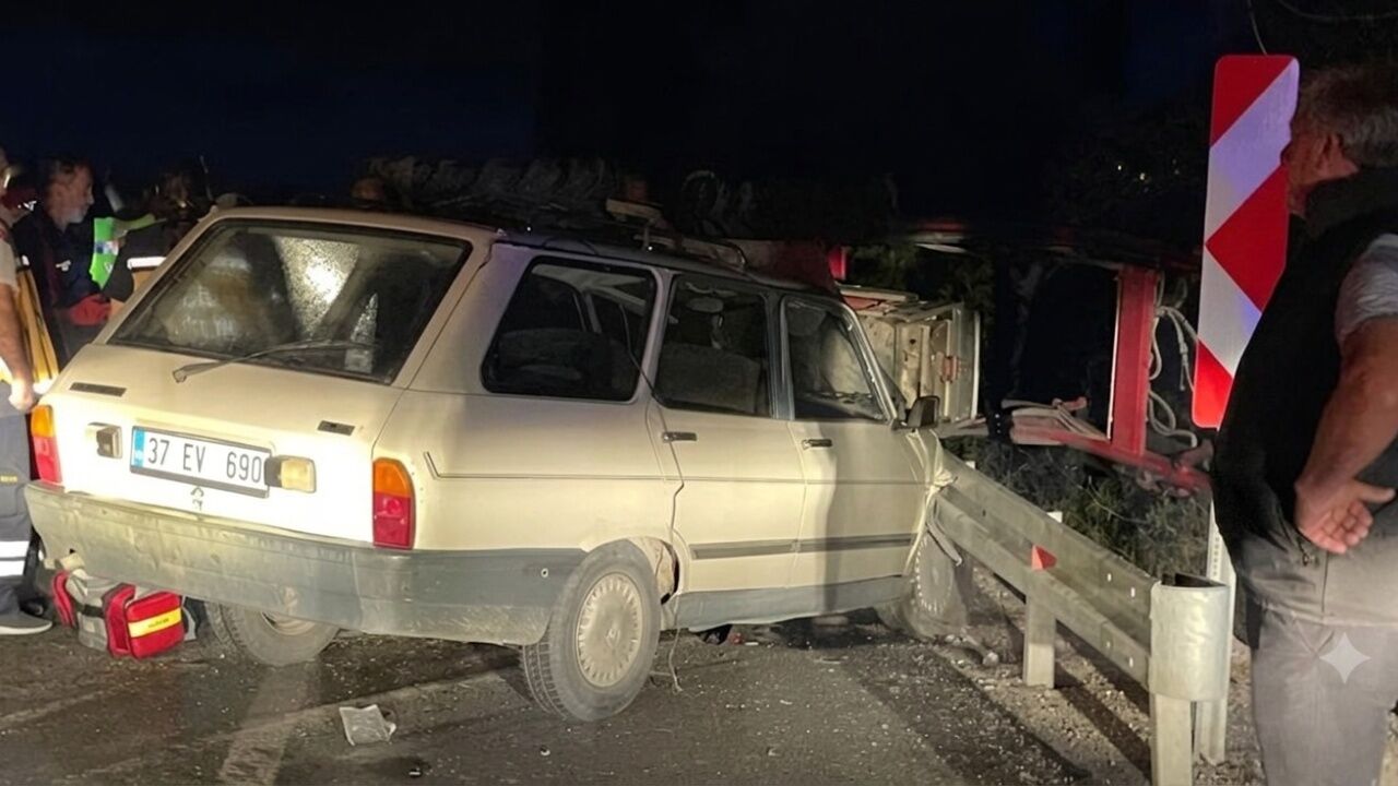Taşköprü'de Feci Kaza! 1 Kişi Hayatını Kaybetti, 1 Kişi Yaralandı
