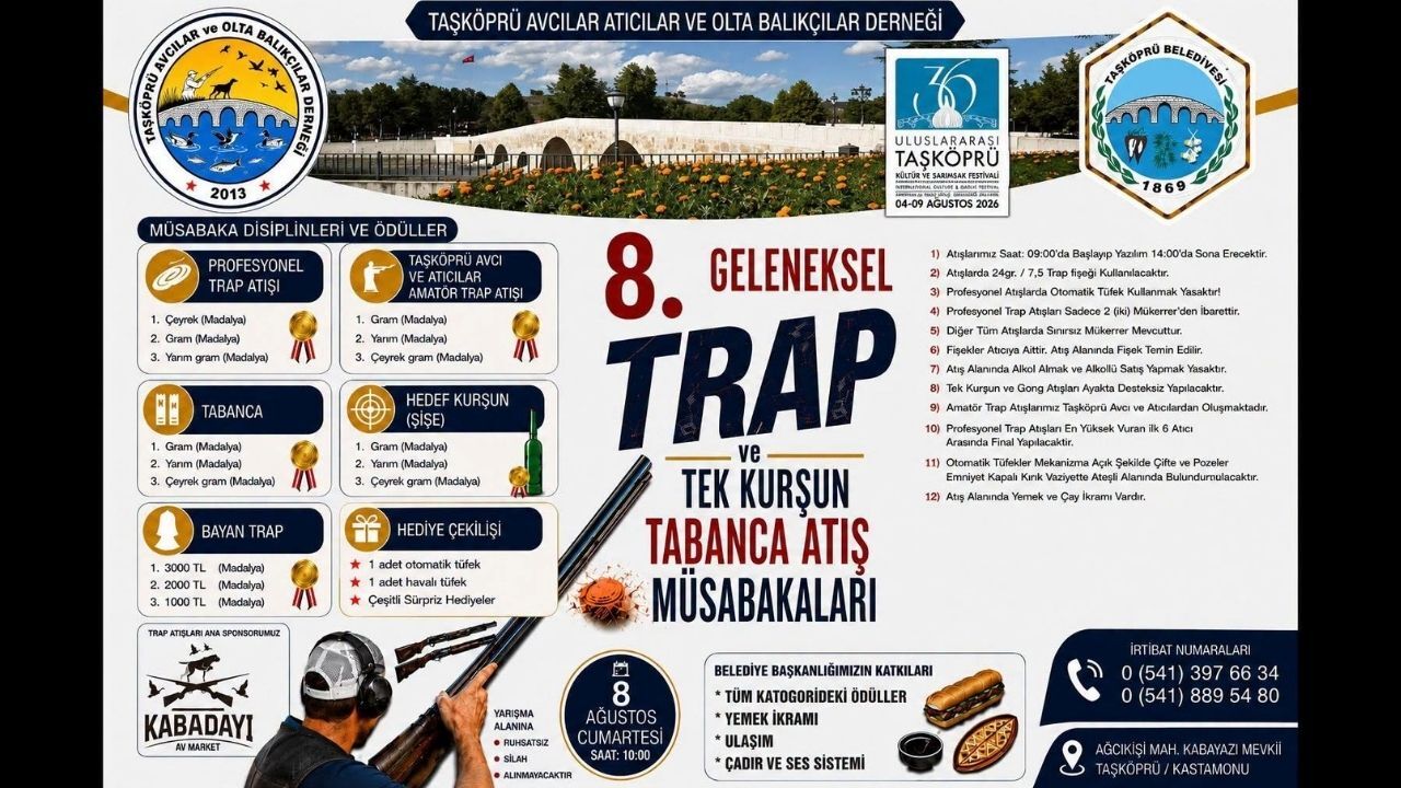 Taşköprü’de Festival Coşkusuna Trap Ve Atıcılık Heyecanı Eklenecek (2)