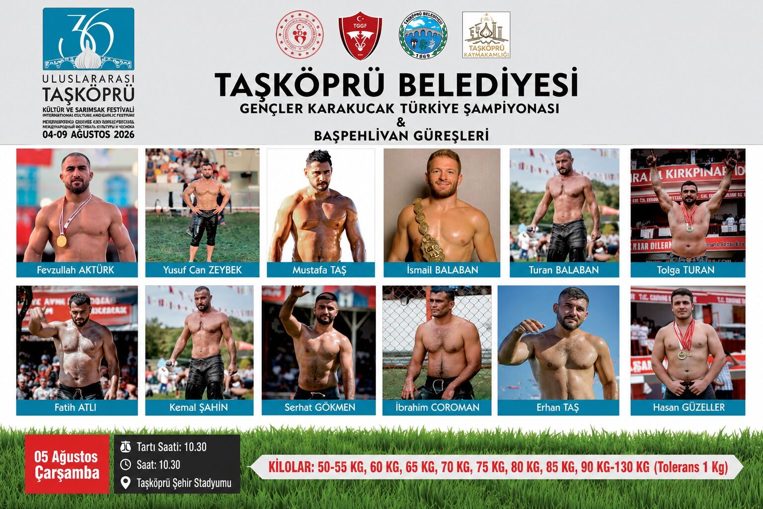 Türkiye’nin Başpehlivanları Taşköprü’de Er Meydanına Çıkacak (1)