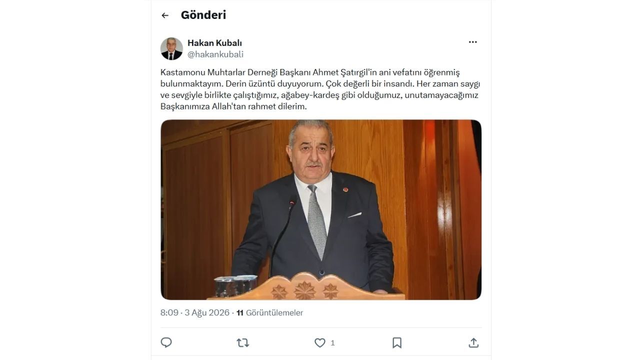 Ahmet Şatırgil Paylaşım