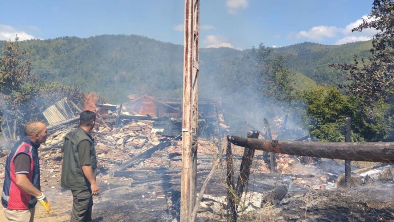 Azdavay Yangın Kül Oldu (3)