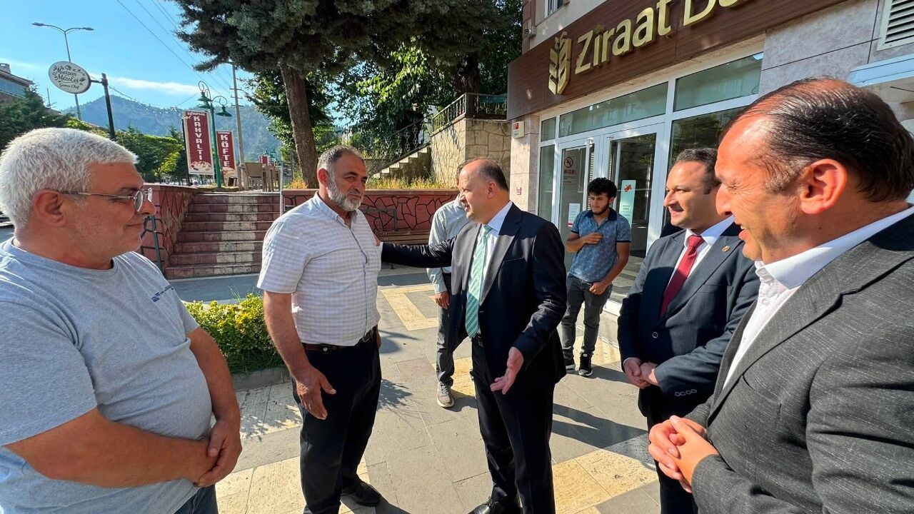 Hanönü'nde Vali Dallı Ve Kaymakam Uslu'dan Belediyeye Ziyaret 3