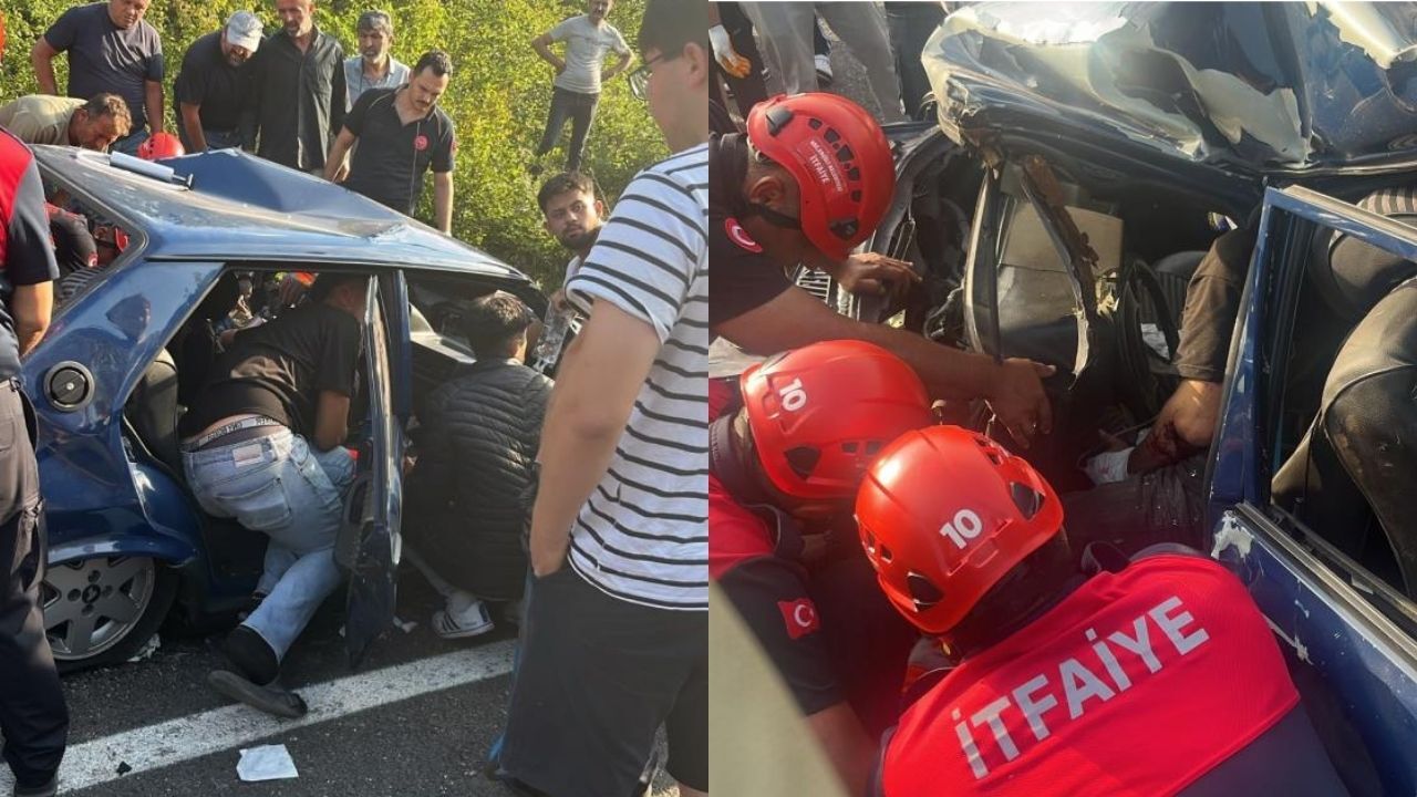 İşçi Servisi Kazaya Karıştı 1’I Ağır 4 Yaralı (2)