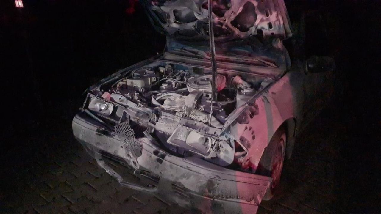 Karayoluna Çıkan Mandalar Kazaya Neden Oldu 2 Yaralı (2)