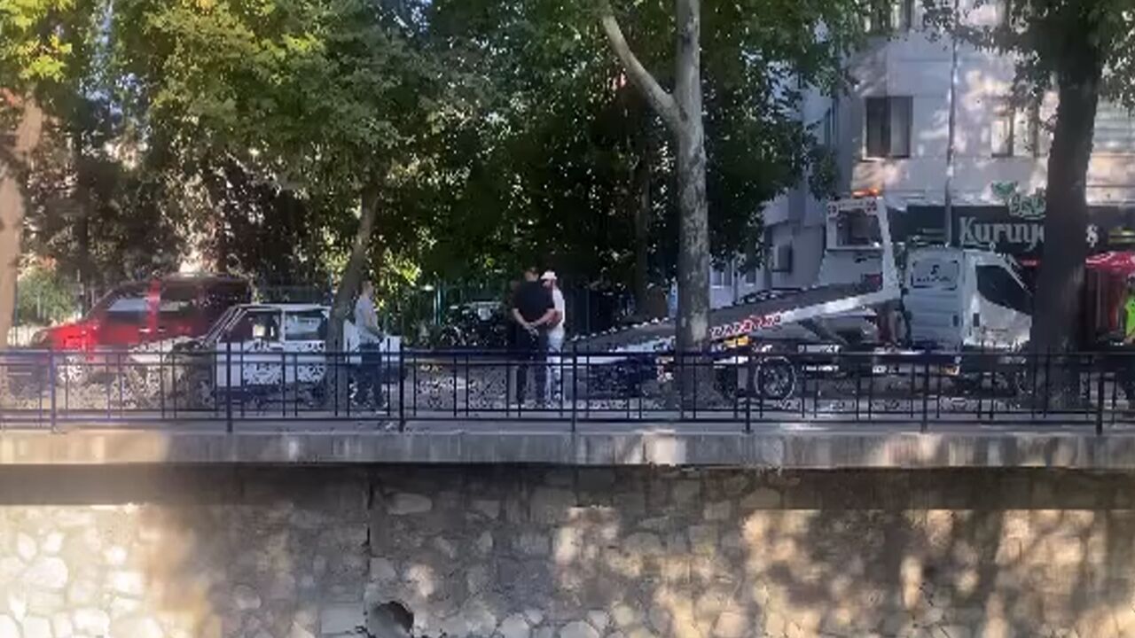 Kastamonu Da Otomobil Kaldırıma Çıktı (3)
