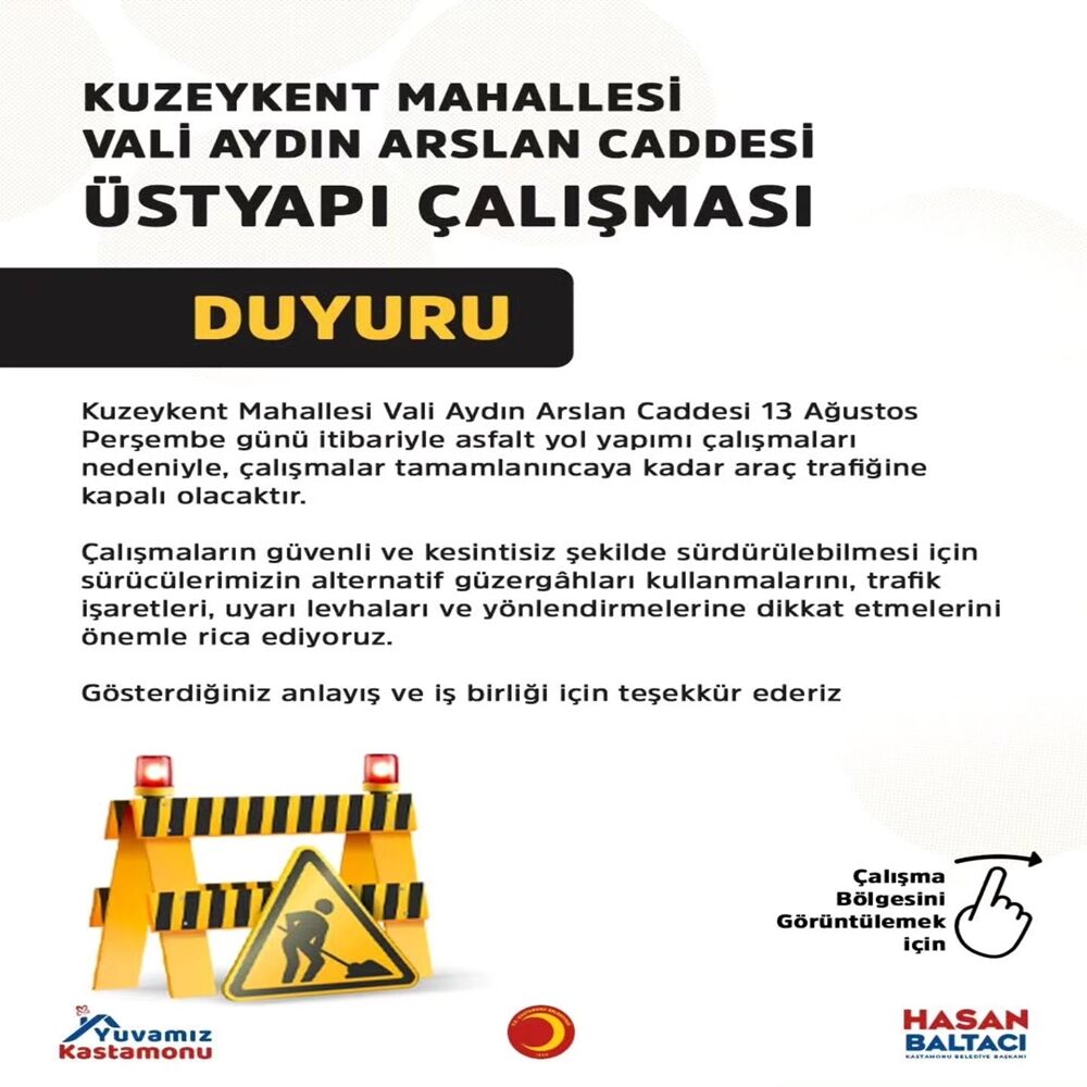 Kastamonu Kuzeykent Kapalı Yol (1)