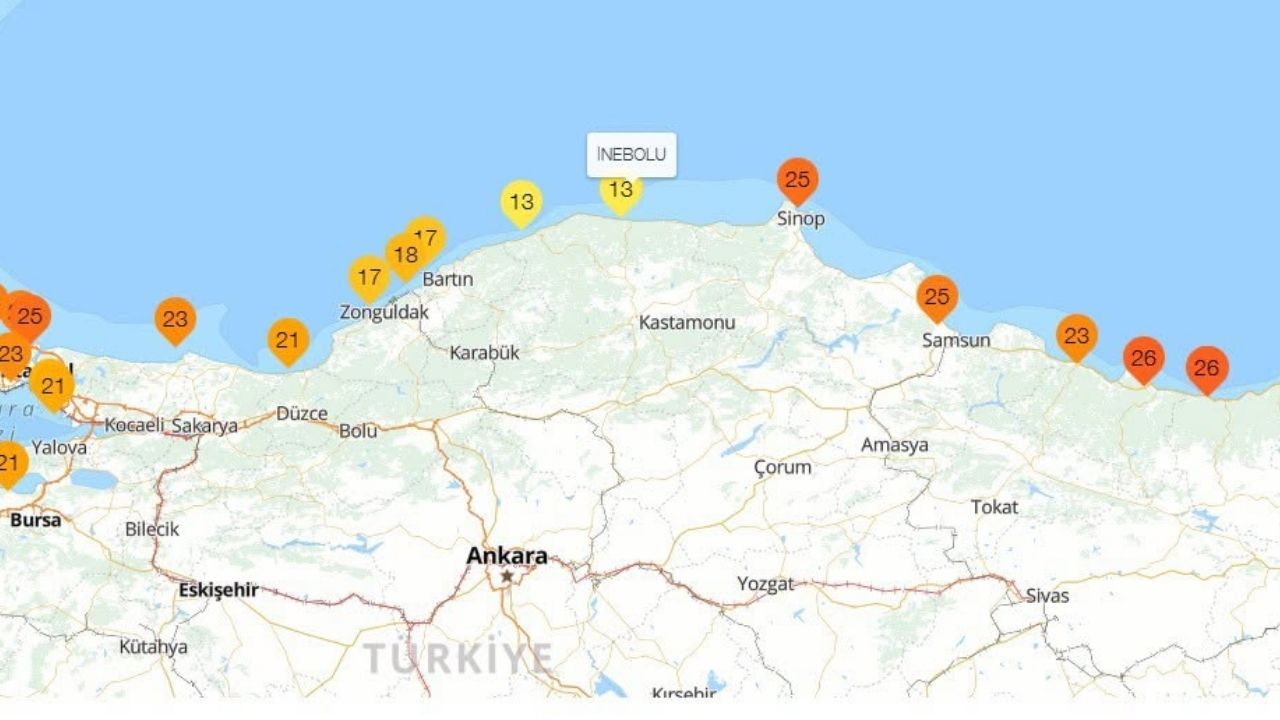 Kastamonu Sahili Buz Kesti (1)