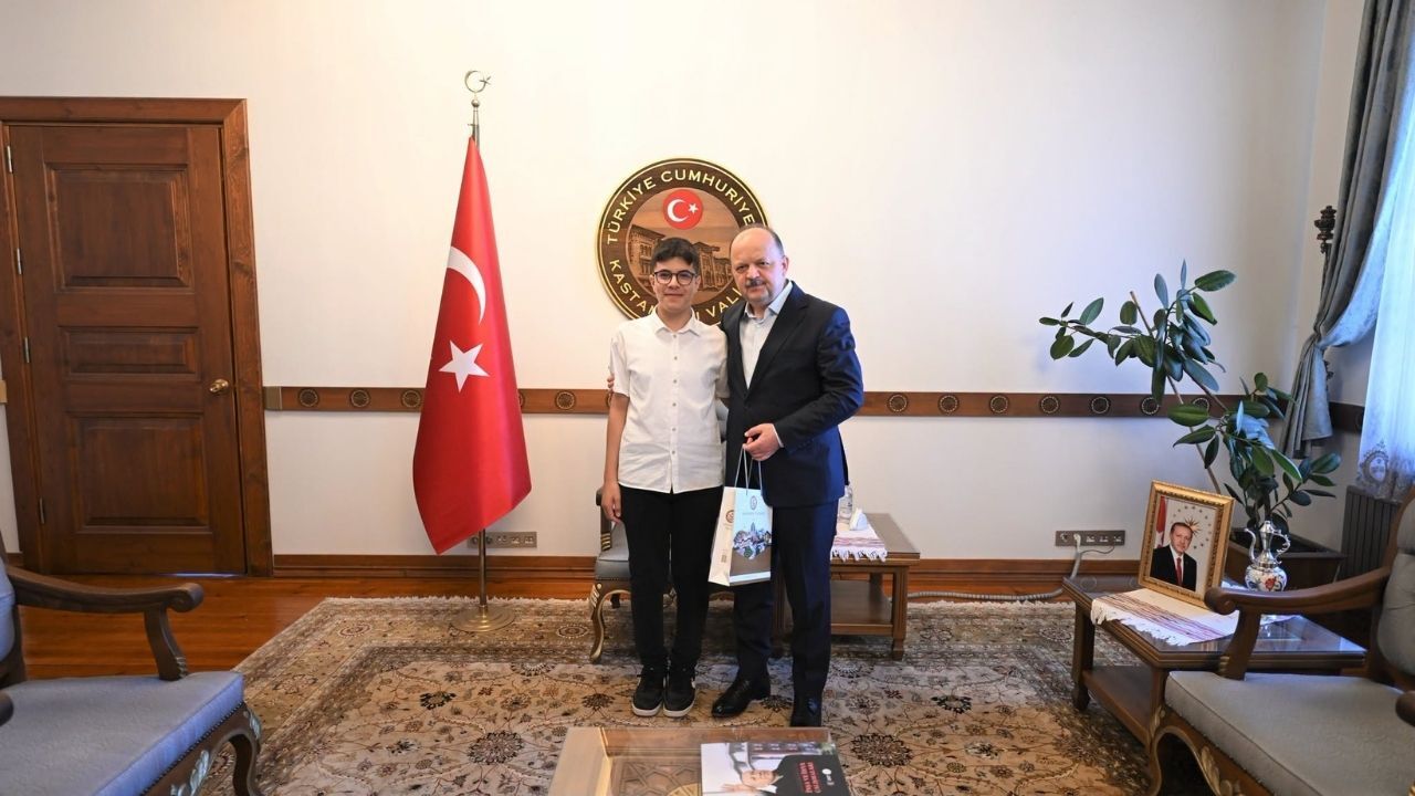 Kastamonu Valisi Dallı, Lgs Birincisini Makamında Ağırladı (2)