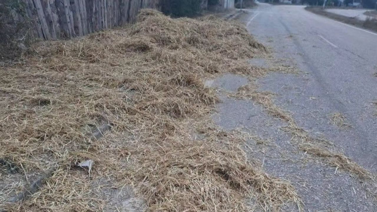 Kastamonu’da Balyalar Yola Savruldu Yaya Faciadan Döndü (2)