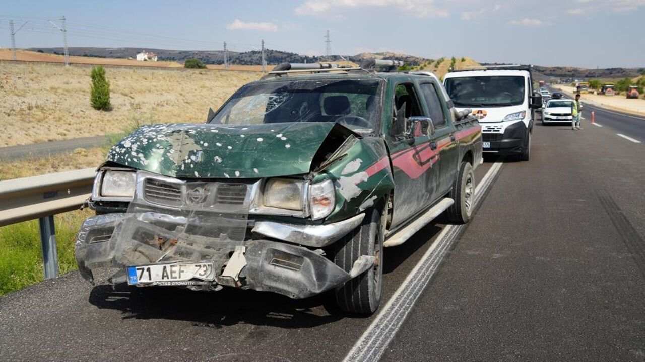 Kırıkkalede Kastamonu Plakalı Otomobil (1)
