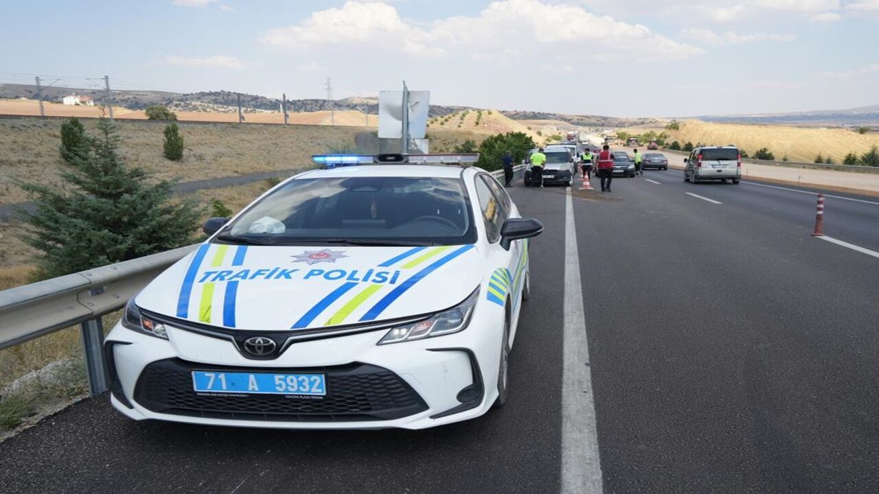 Kırıkkalede Kastamonu Plakalı Otomobil (4)
