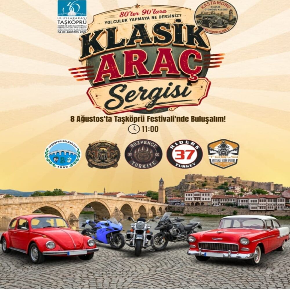 Klasik Araç Sergisi 8 Ağustos-1
