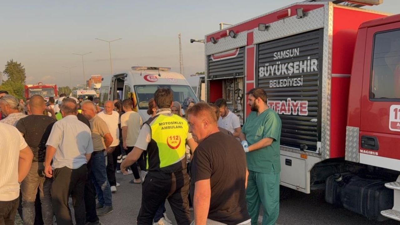 Özel Halk Otobüsü Devrildi Çok Sayıda Yaralı Var (4)