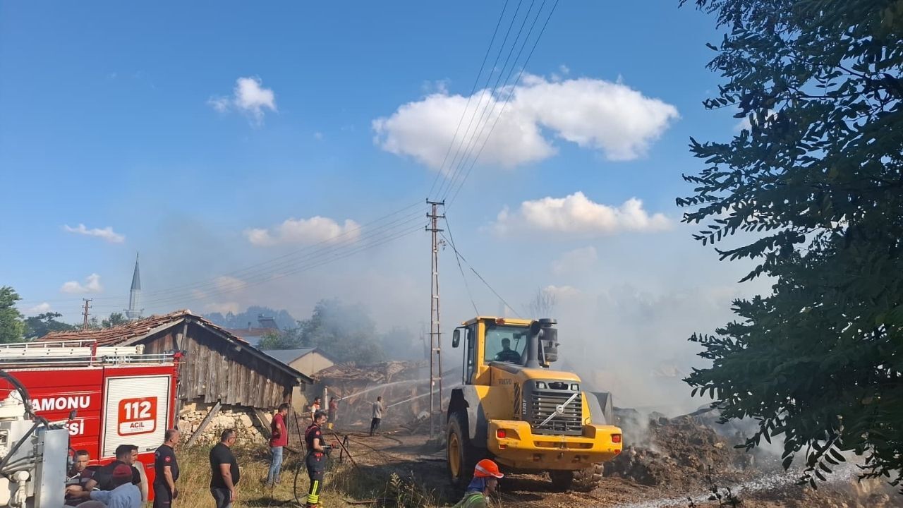 Seydiler’deki Yangından Ilk Görüntüler Geldi (1)