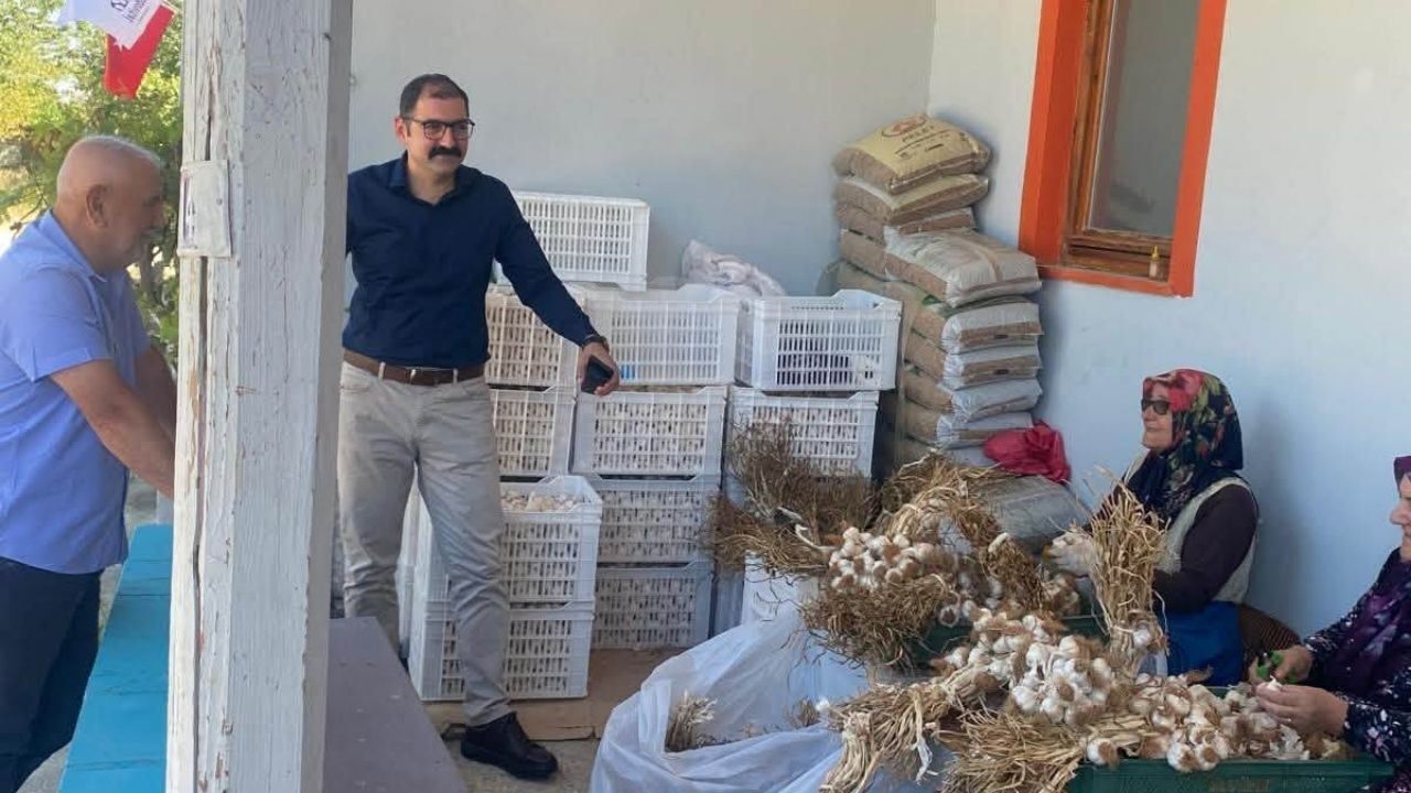 Taşköprü Kaymakamı Demirdağ’dan Sarımsak Işletmesine Ziyaret (2)
