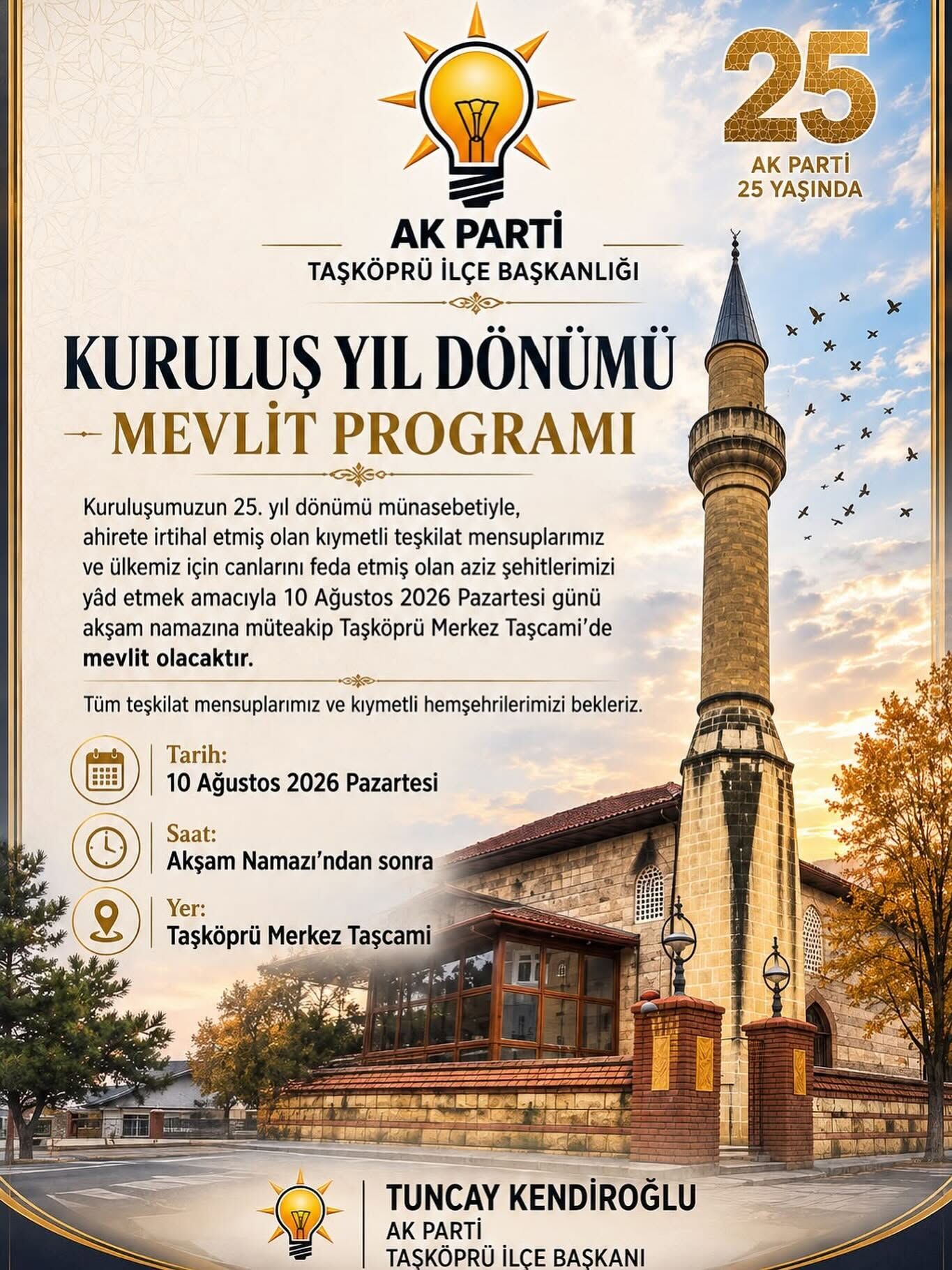 Taşköprü’de Ak Parti’nin 25. Yılına Özel Program (1)