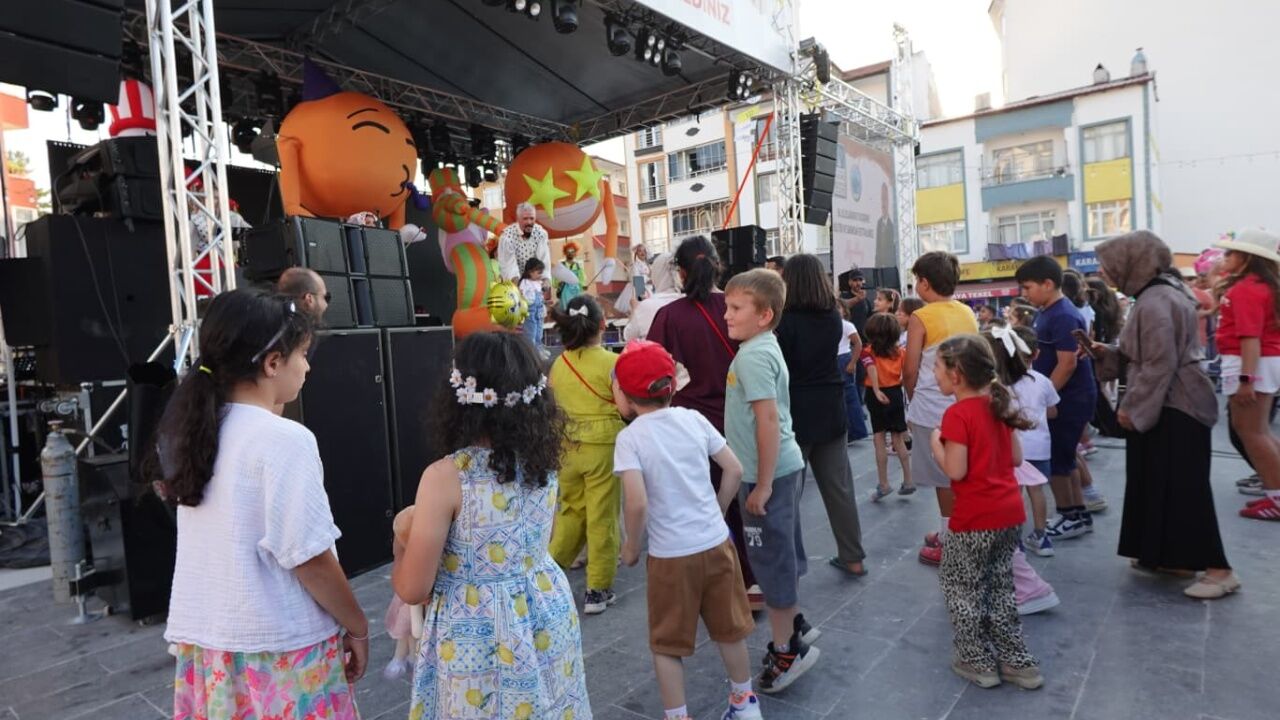 Taşköprü'de Festival Alanı Neşeyle Doldu! Animasyon Gösterisi Ilgi Odağı Oldu 4