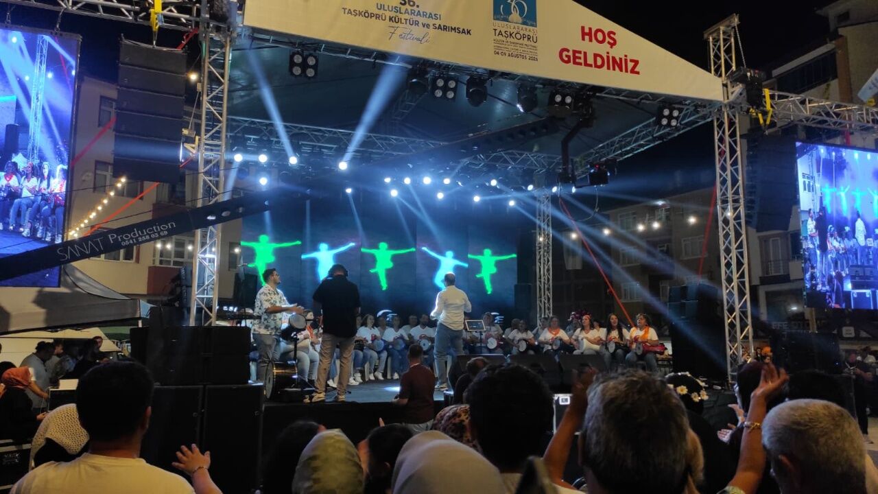 Taşköprü'de Festival Temposu Yükseldi! Rhytmica Ritim Atölyesi Sahne Aldı (1)