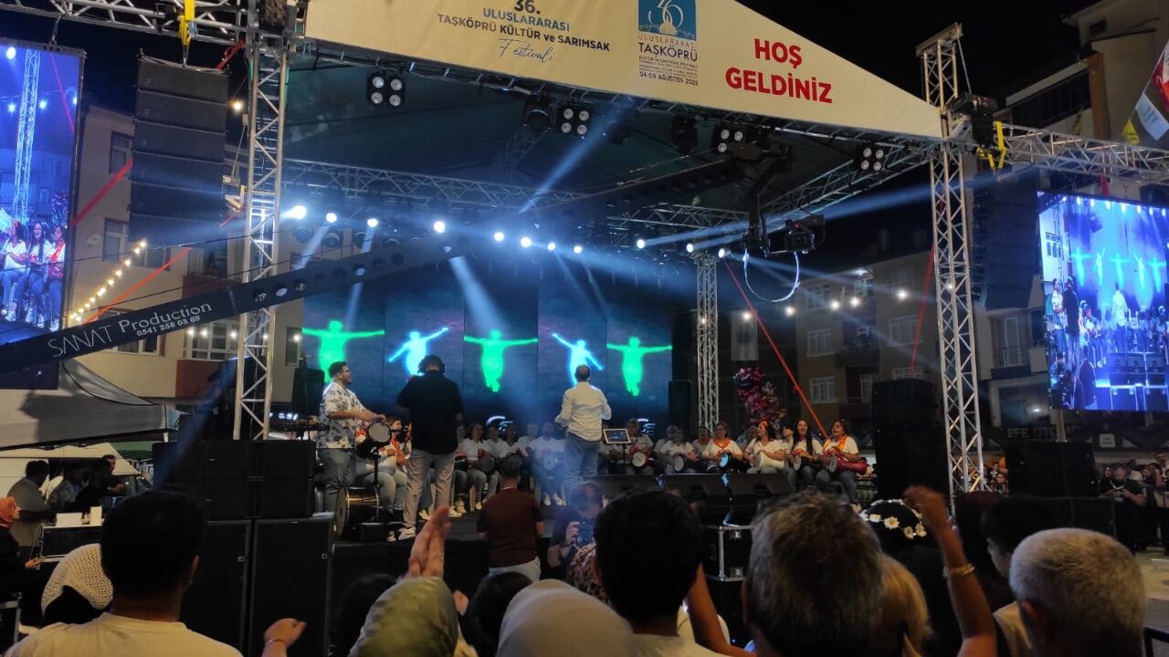 Taşköprü'de Festival Temposu Yükseldi! Rhytmica Ritim Atölyesi Sahne Aldı 2 (1)