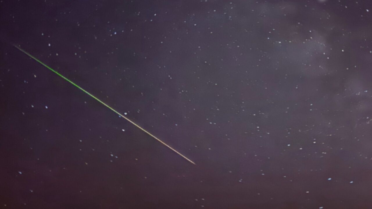Taşköprü’de Gökyüzü Şöleni! Perseid Meteorunun Görüntüsü Ortaya Çıktı 1