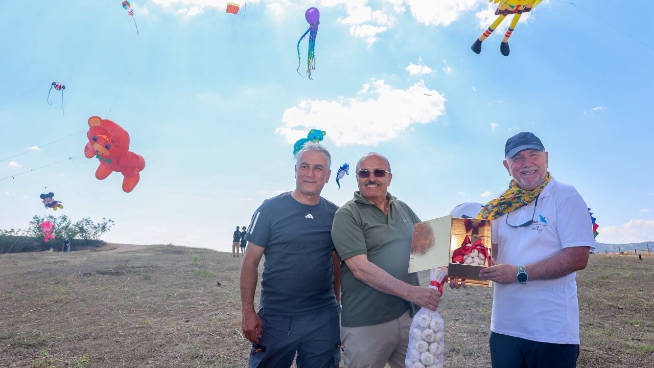Taşköprü'de Uçurtma Şenliği Gökyüzünü Renklendirdi 8
