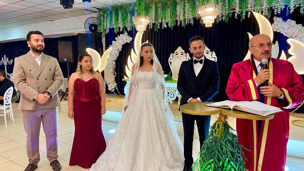 Taşköprülü Çift Mutluluğa 'Evet' Dedi! Mehmet Kenan Ile Ayşe Dünya Evine Girdi