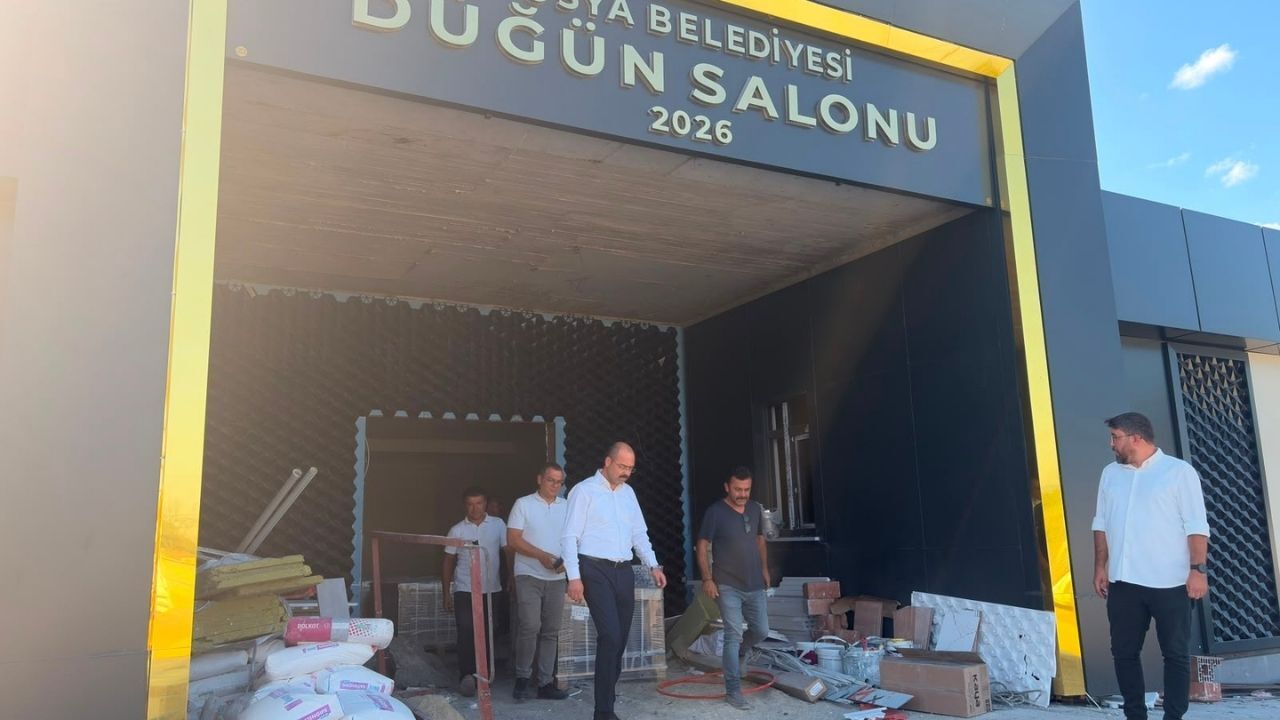 Tosya’nın Yeni Düğün Salonunda Çalışmalar Sona Yaklaştı (4)