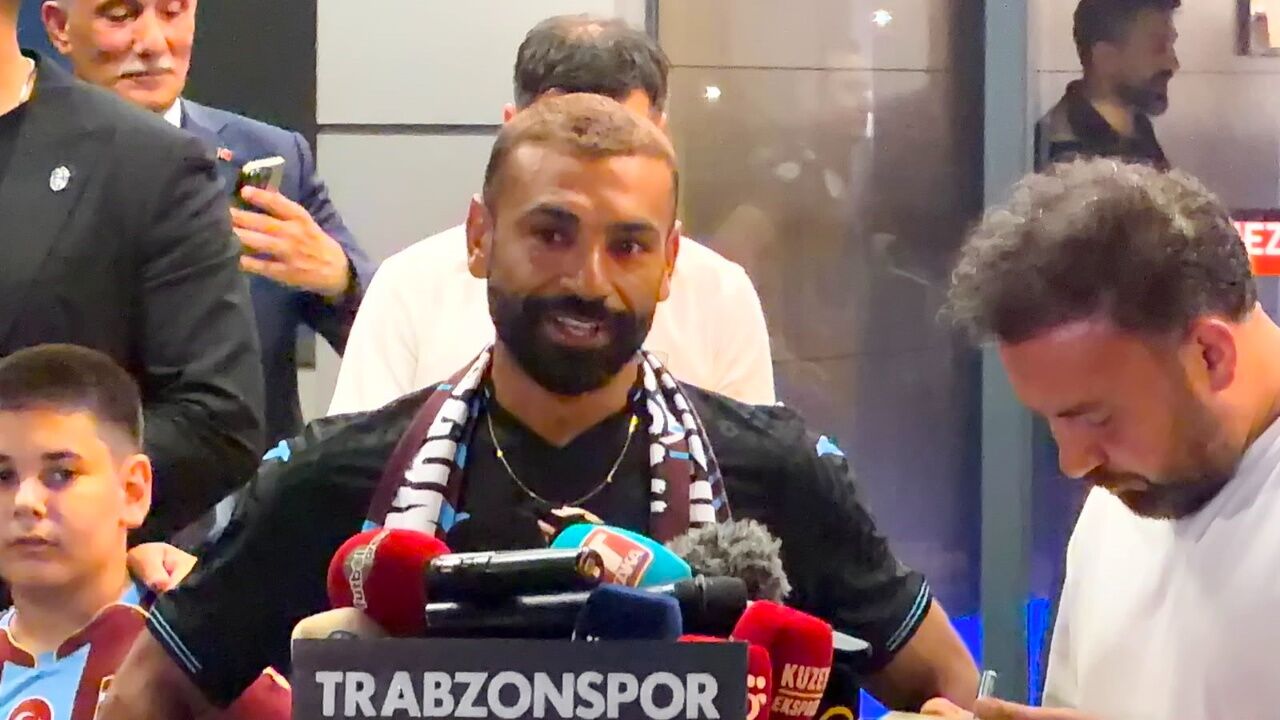Trabzonspor'un Yıldızı Muhammed Salah'a Görkemli Karşılama 1