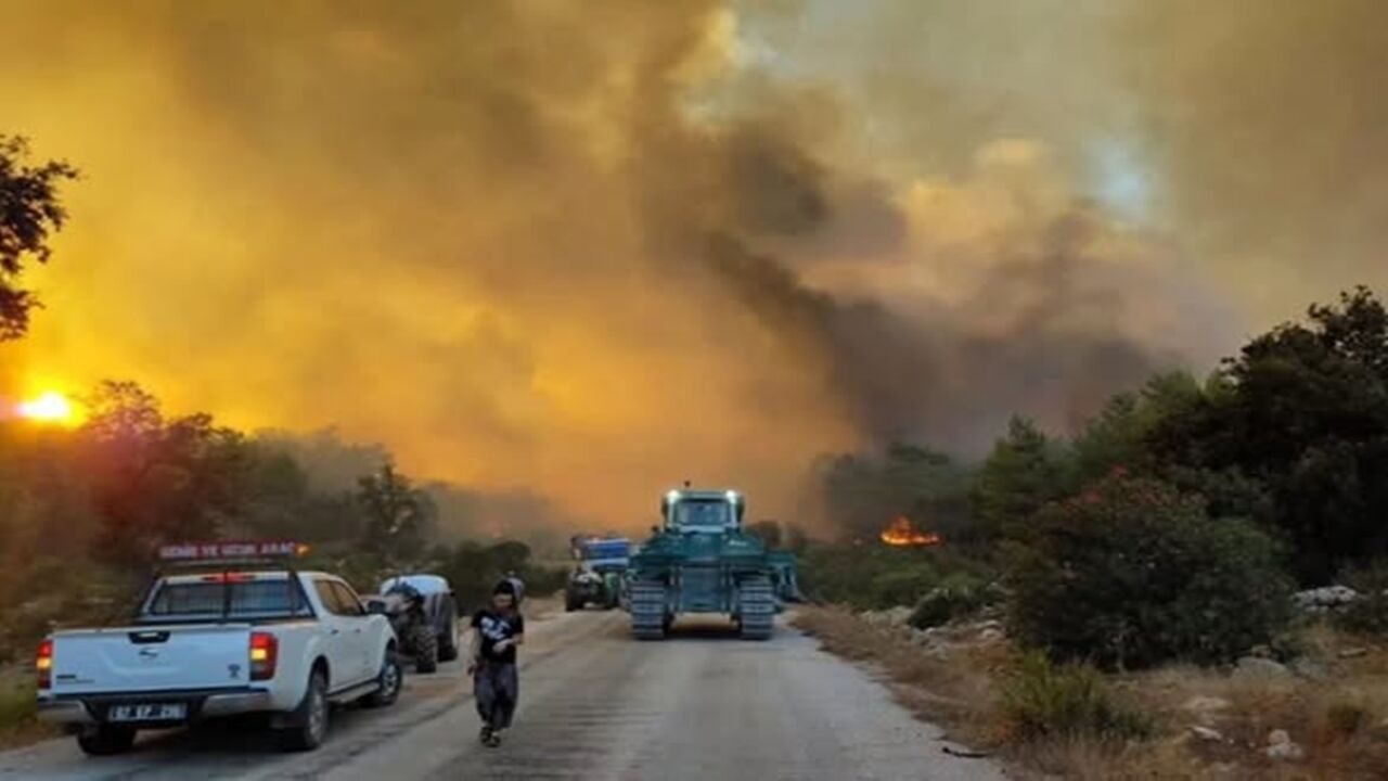 Antalya Yangın Büyük Felaket (1)