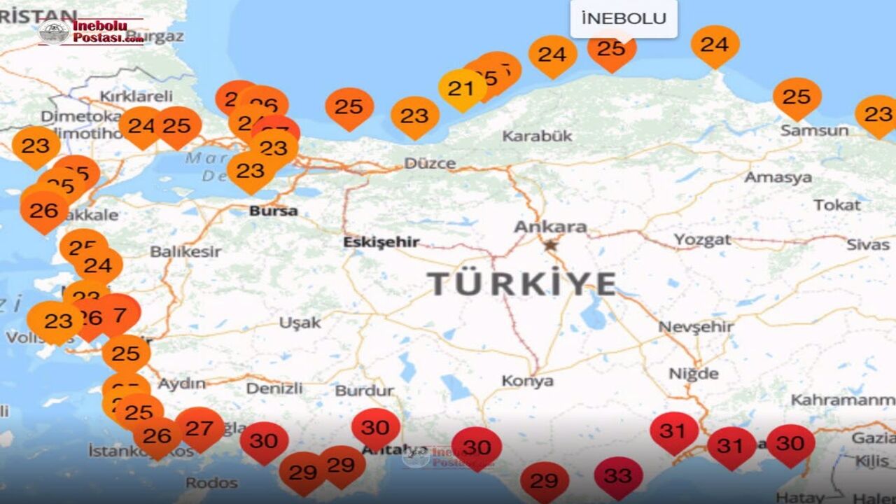 Deniz Suyu Sıcaklığı