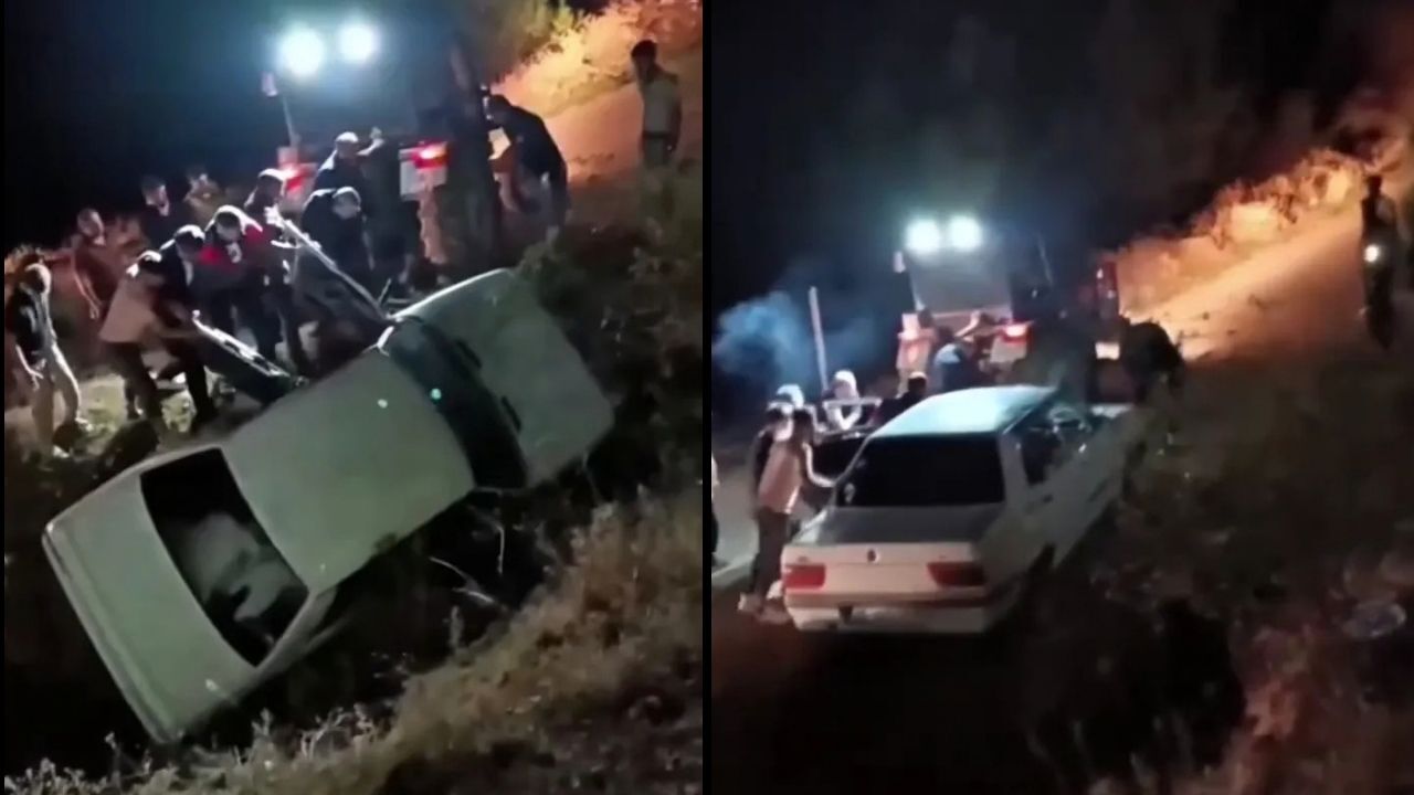 Feci kaza: Direksiyon kilitlendi, otomobil yoldan çıktı