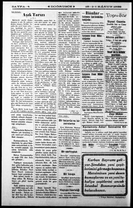 Geçmiş Zaman Olur Ki… 1938 Yılında Taşköprü (1)